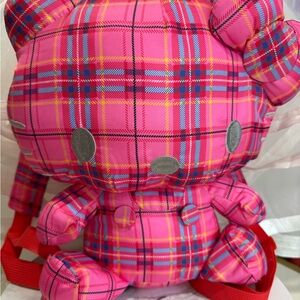 Plaid Pink Hello Kitty Backpack